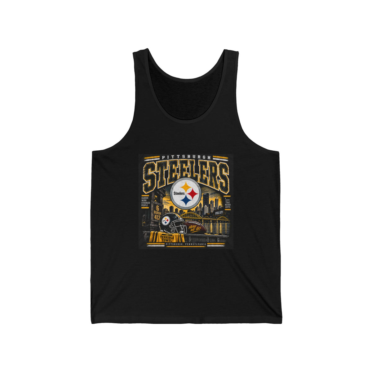 Pittsburgh Steelers Steel City Pride - Athletic Tank