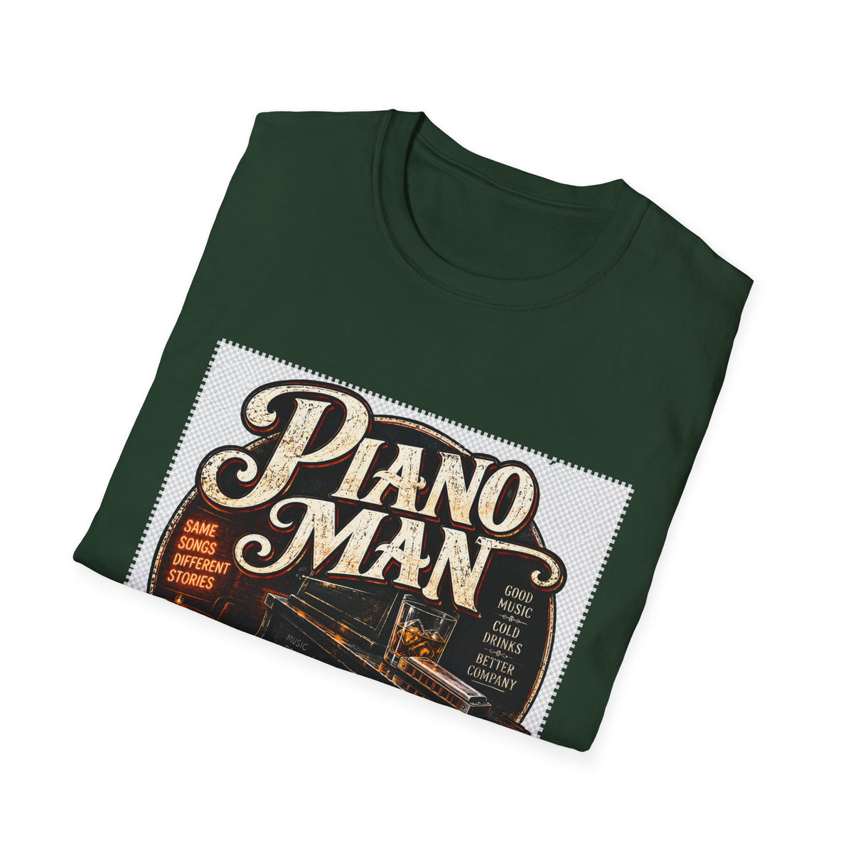 Piano Man Retro Bar - Classic Tee