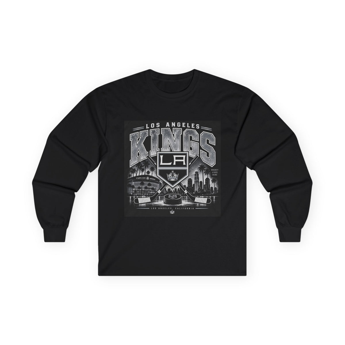 LA Kings Hockey Lives Here - Unisex Ultra Cotton Long Sleeve Tee