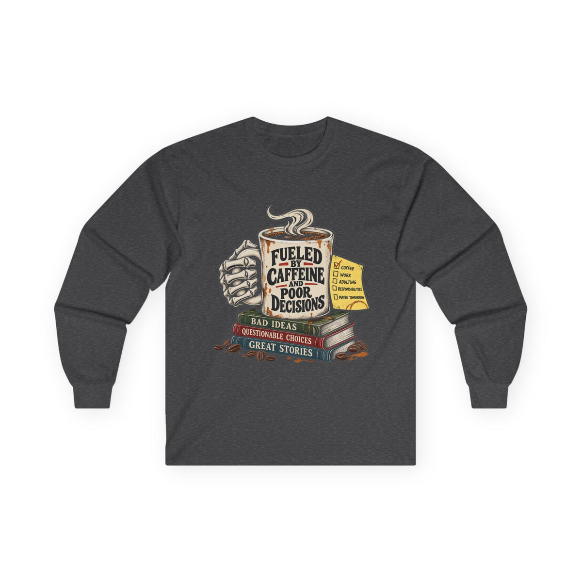 Fueled by Caffeine - Unisex Ultra Cotton Long Sleeve Tee
