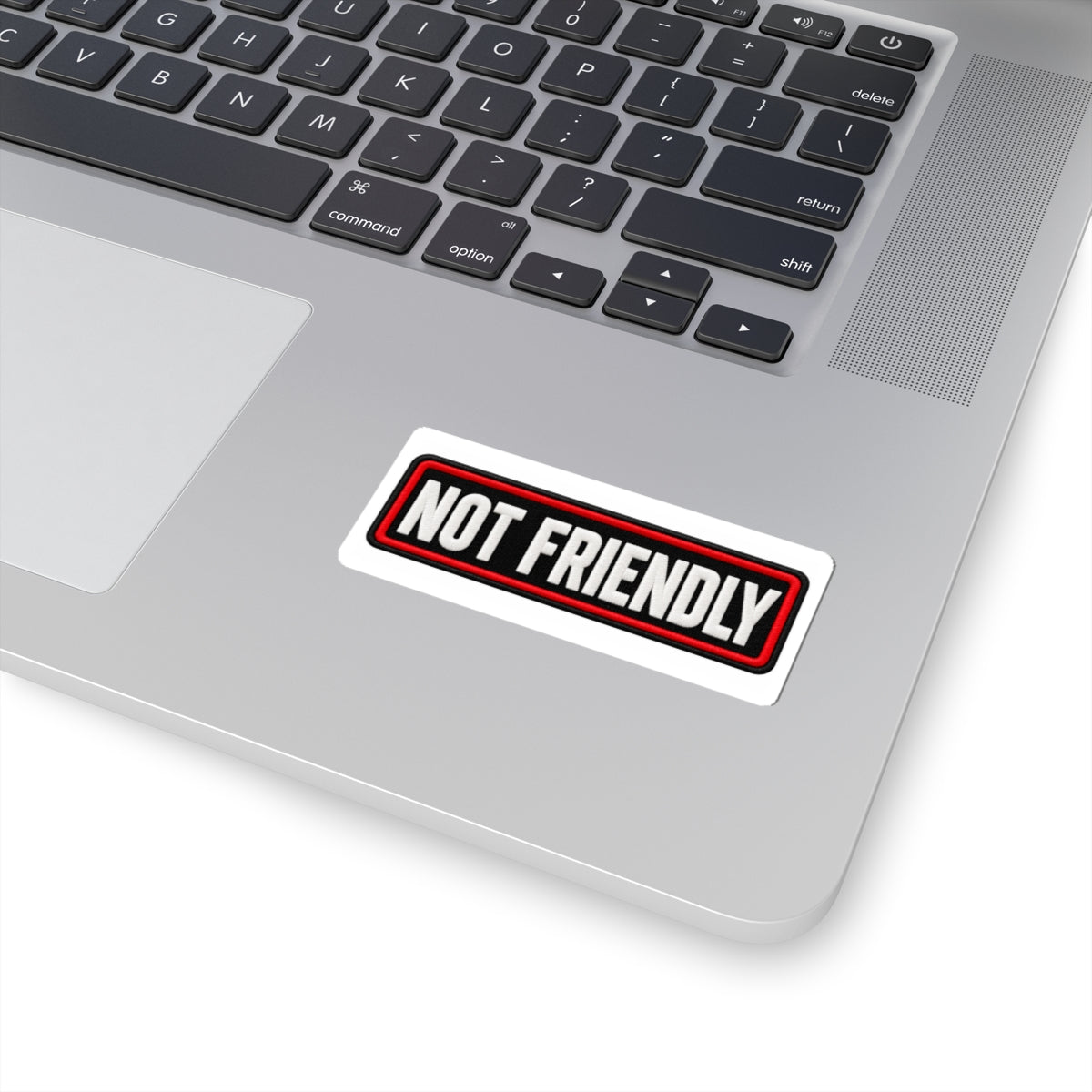 Not Friendly - Service Dog Patch - Kiss-Cut Sticker