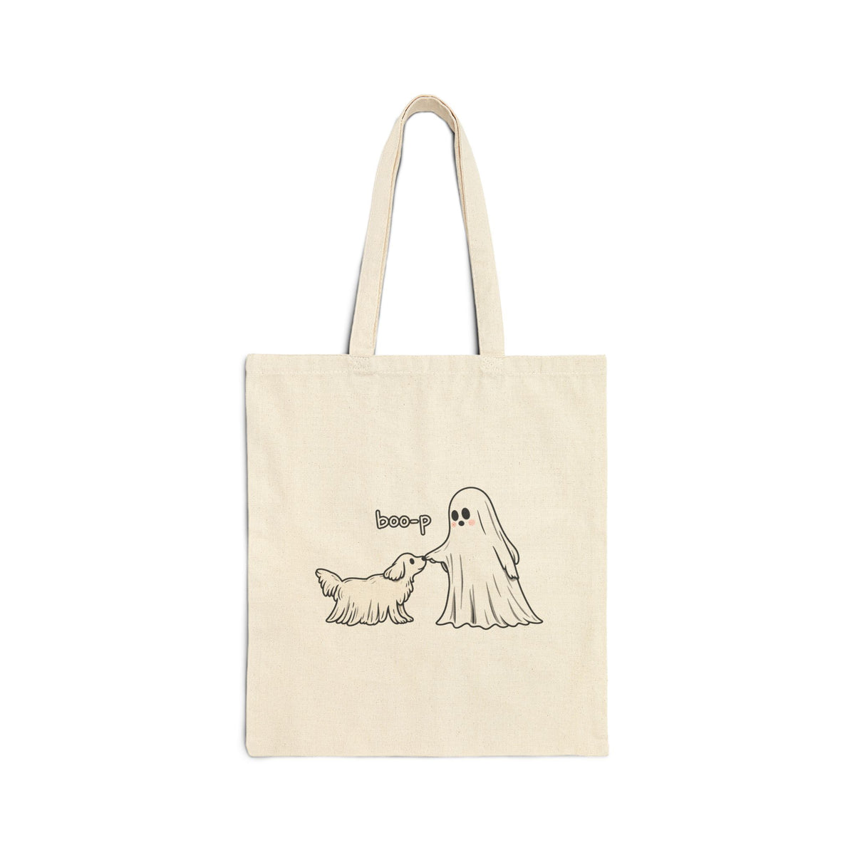 Boo-p Ghost and Dog - Canvas Tote