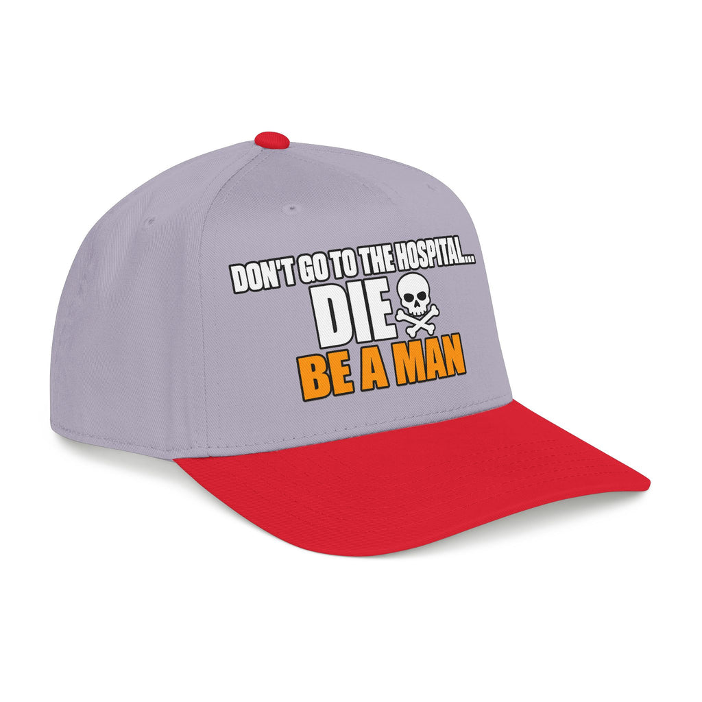 Dont Go to the Hospital - White Outlined - OTTO Baseball Hat