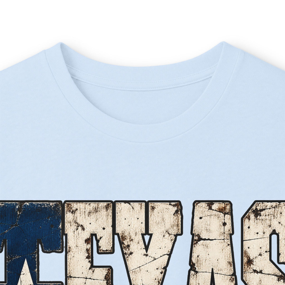 Texas Flag Block Letters - Unisex Ultra Cotton Long Sleeve Tee
