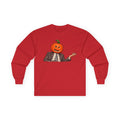 Pumpkin Head Office Cartoon - Unisex Ultra Cotton Long Sleeve Tee