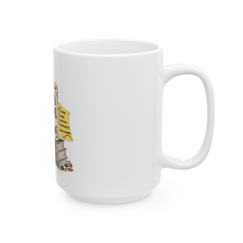 Fueled by Caffeine - Ceramic Mug 11oz and 15oz