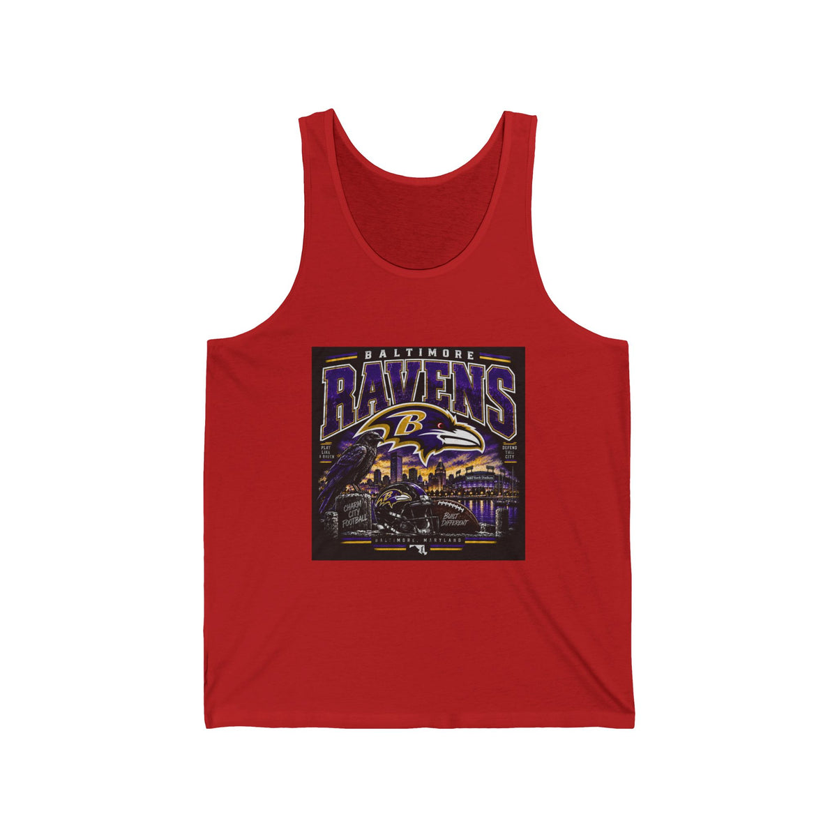 Baltimore Ravens Skyline Tee - Athletic Tank