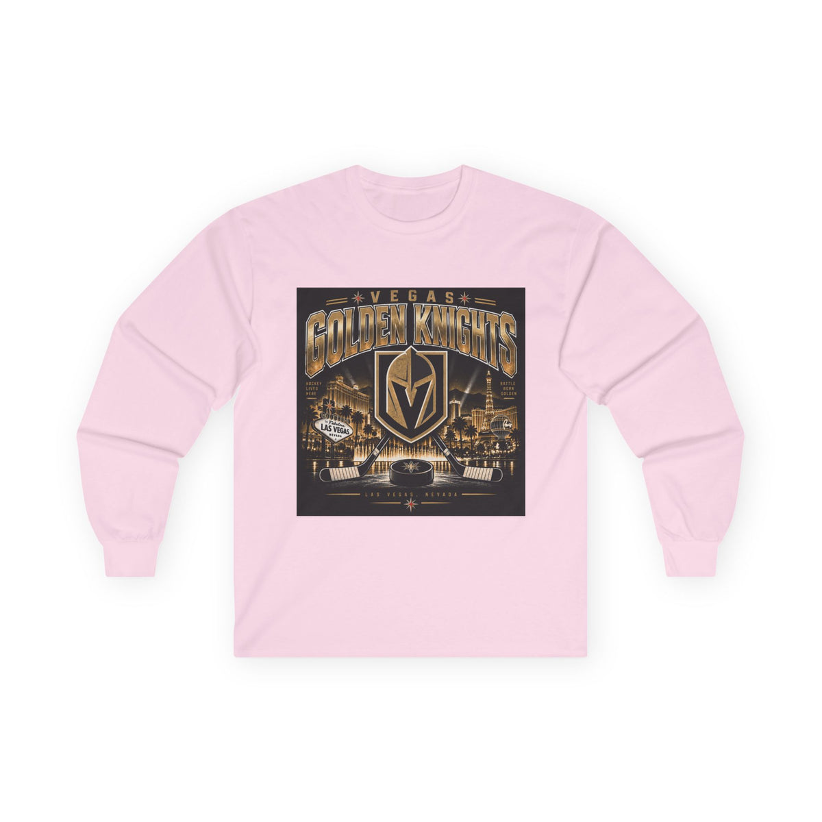 Golden Knights Vegas Nights - Unisex Ultra Cotton Long Sleeve Tee