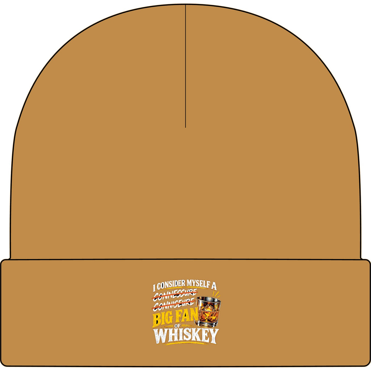 Big Fan of Whiskey - AS Colour 1107 Cuff Beanie
