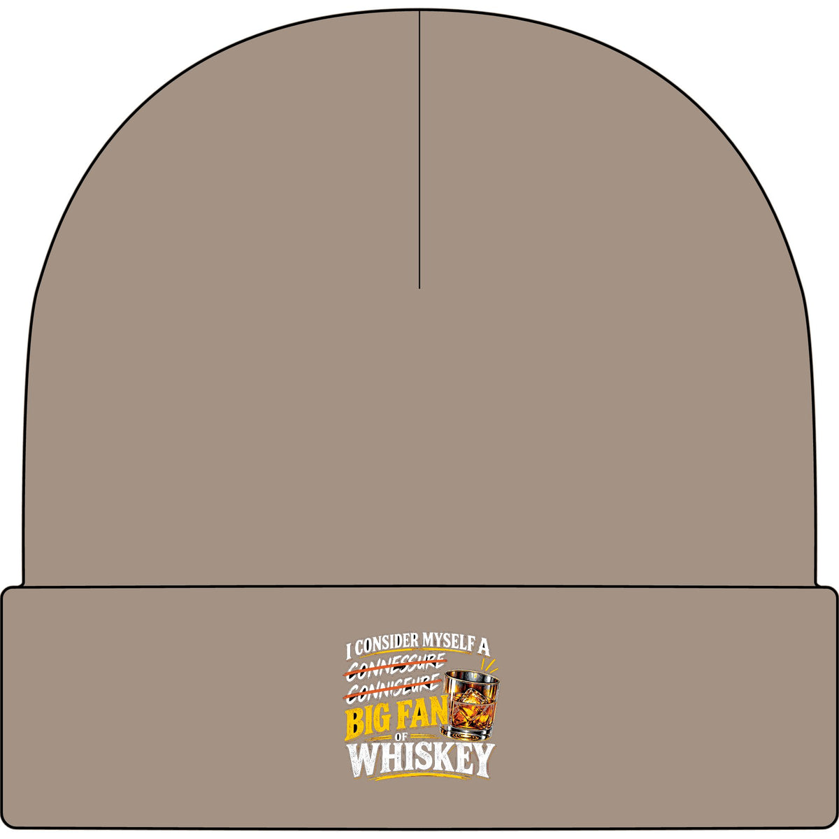 Big Fan of Whiskey - AS Colour 1107 Cuff Beanie