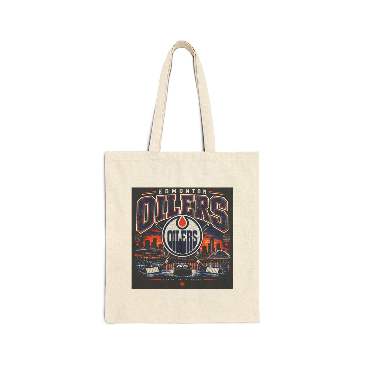 Edmonton Oilers Hockey Pride - Canvas Tote