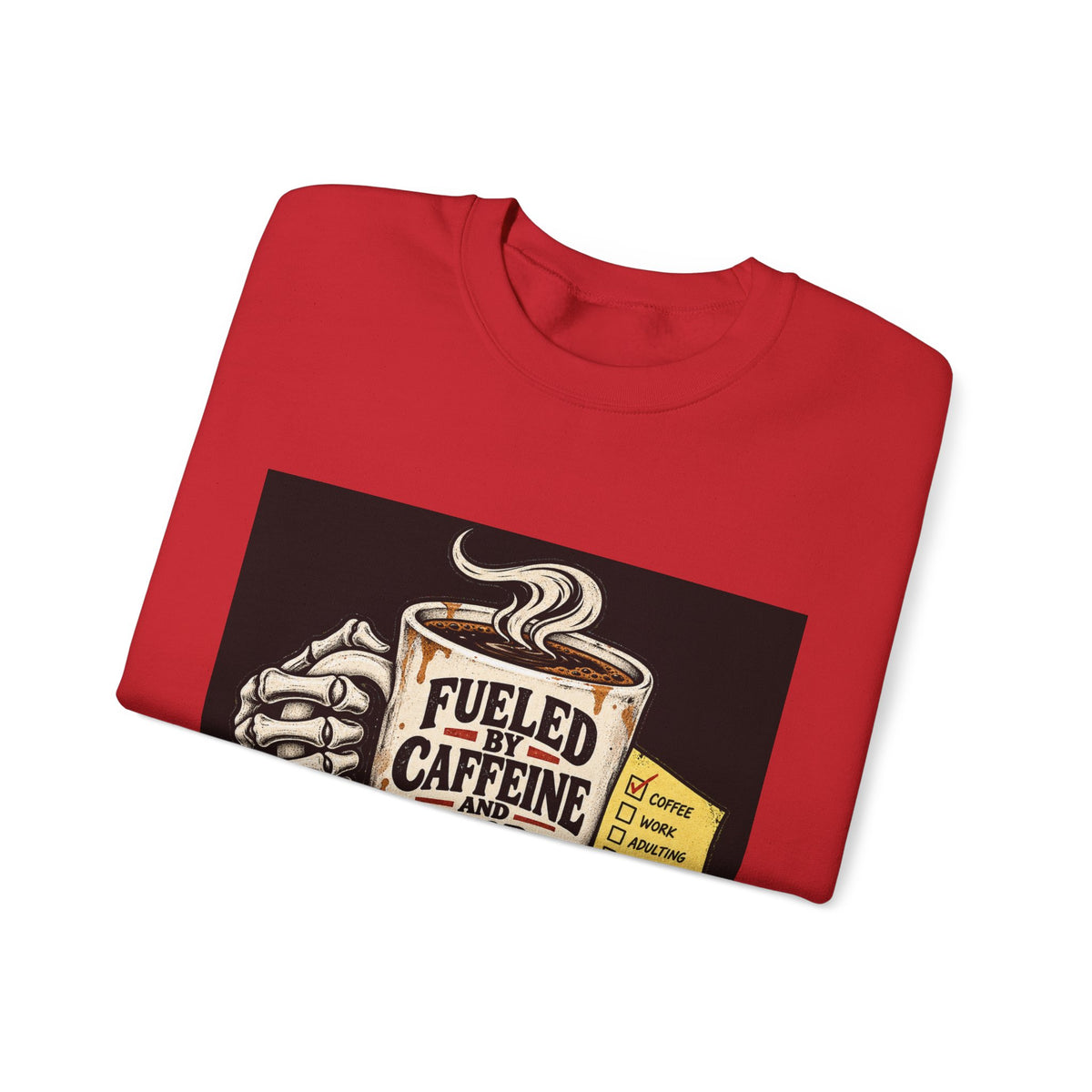 Fueled by Caffeine - Crewneck Sweatshirt