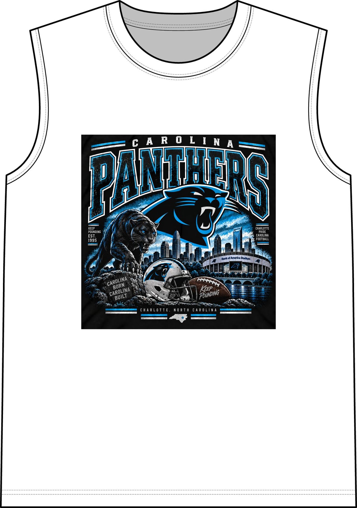 Carolina Panthers Keep Pounding - Classic Tank