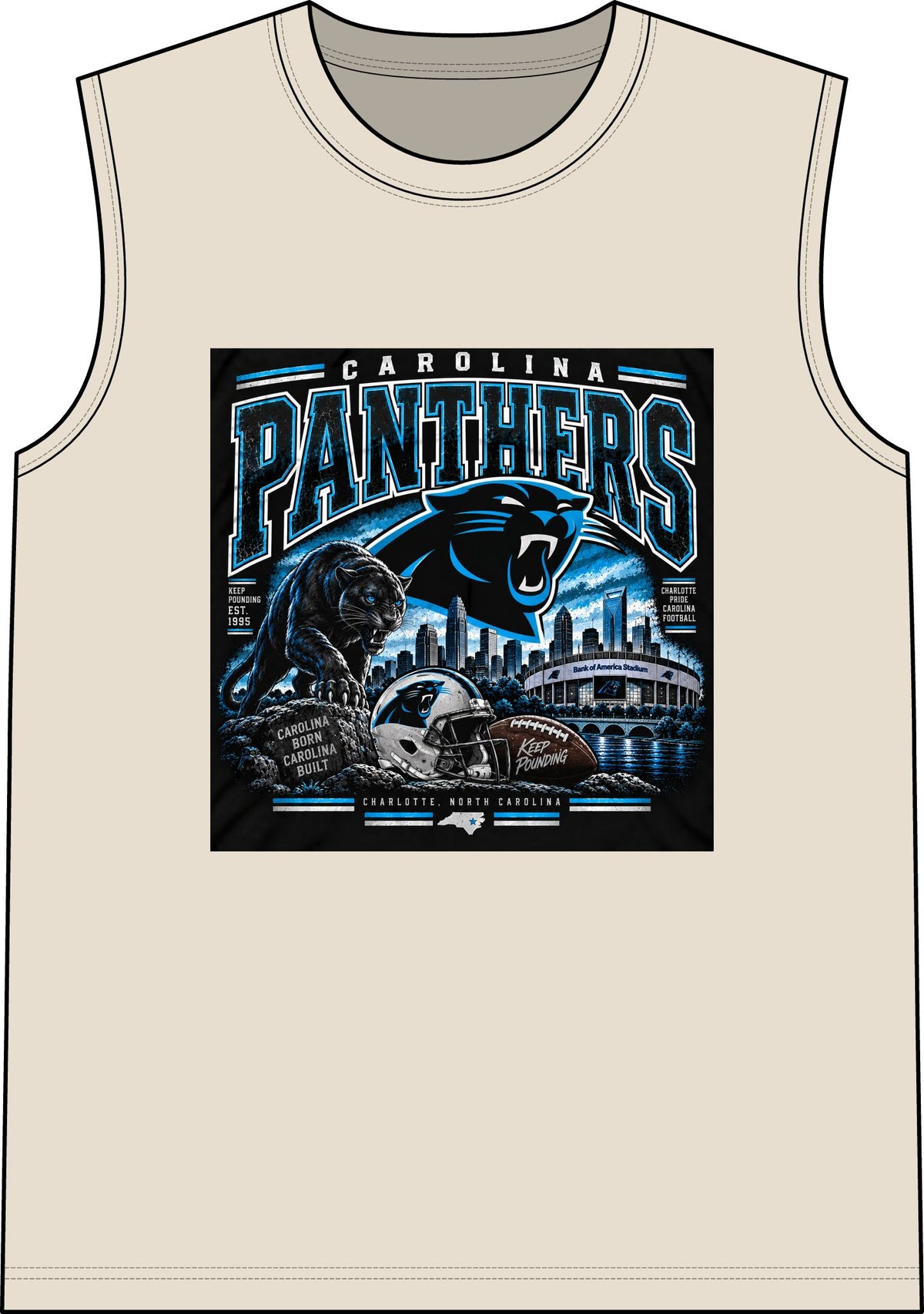 Carolina Panthers Keep Pounding - Classic Tank
