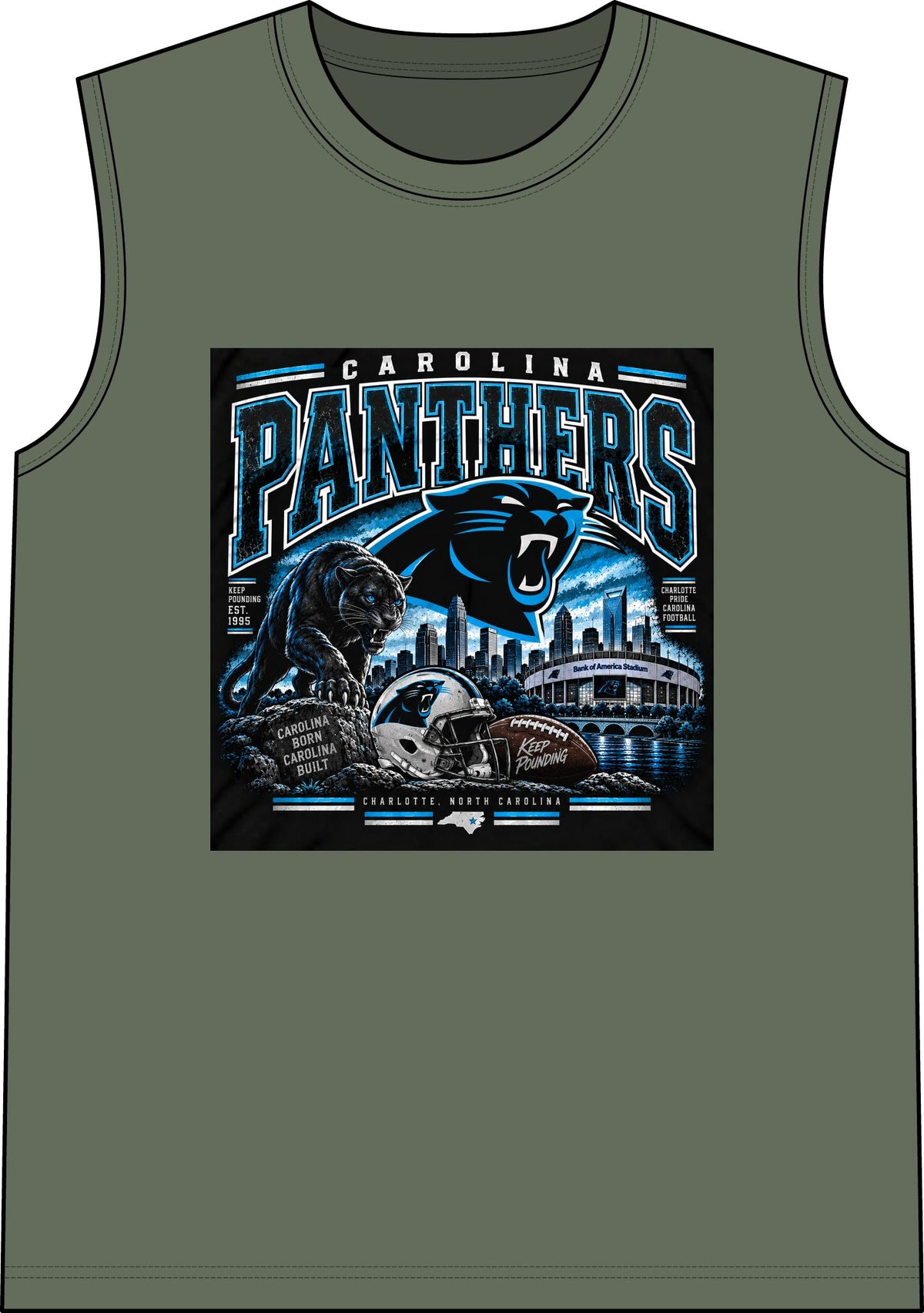 Carolina Panthers Keep Pounding - Classic Tank