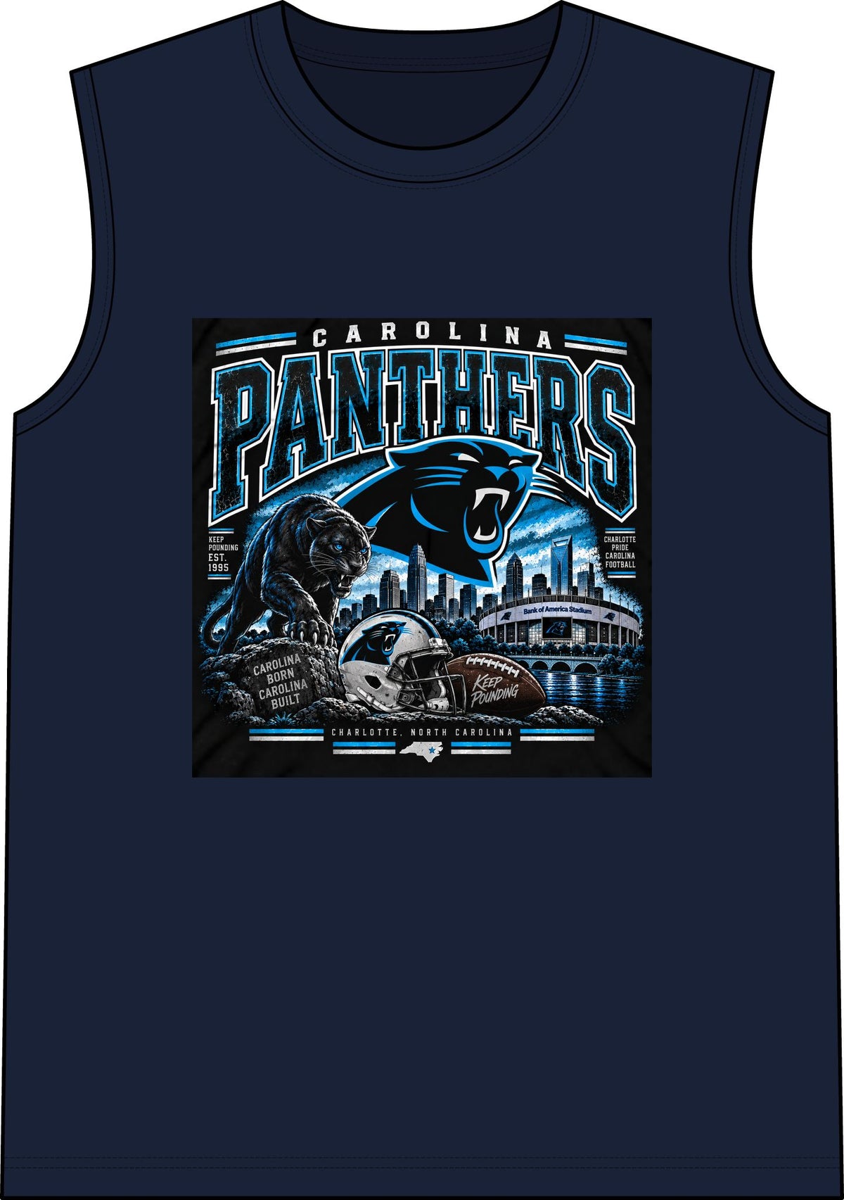 Carolina Panthers Keep Pounding - Classic Tank