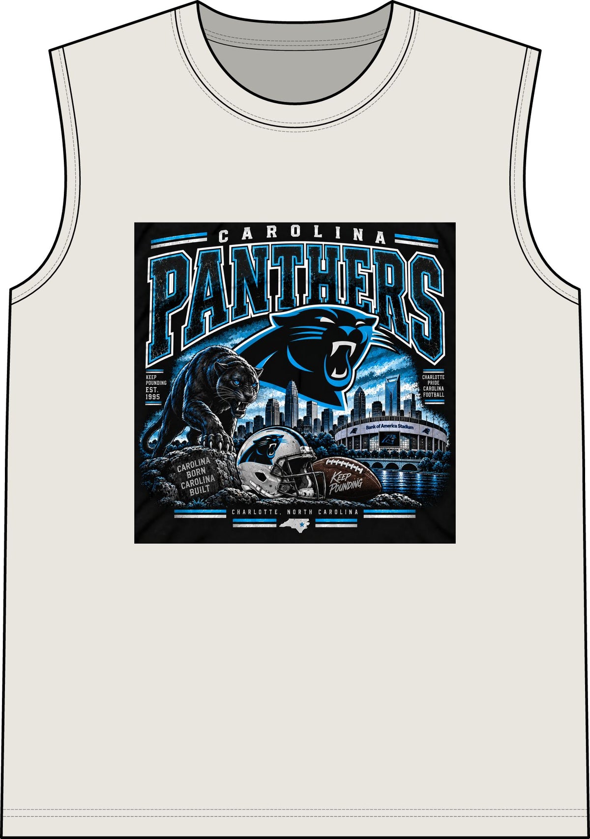 Carolina Panthers Keep Pounding - Classic Tank