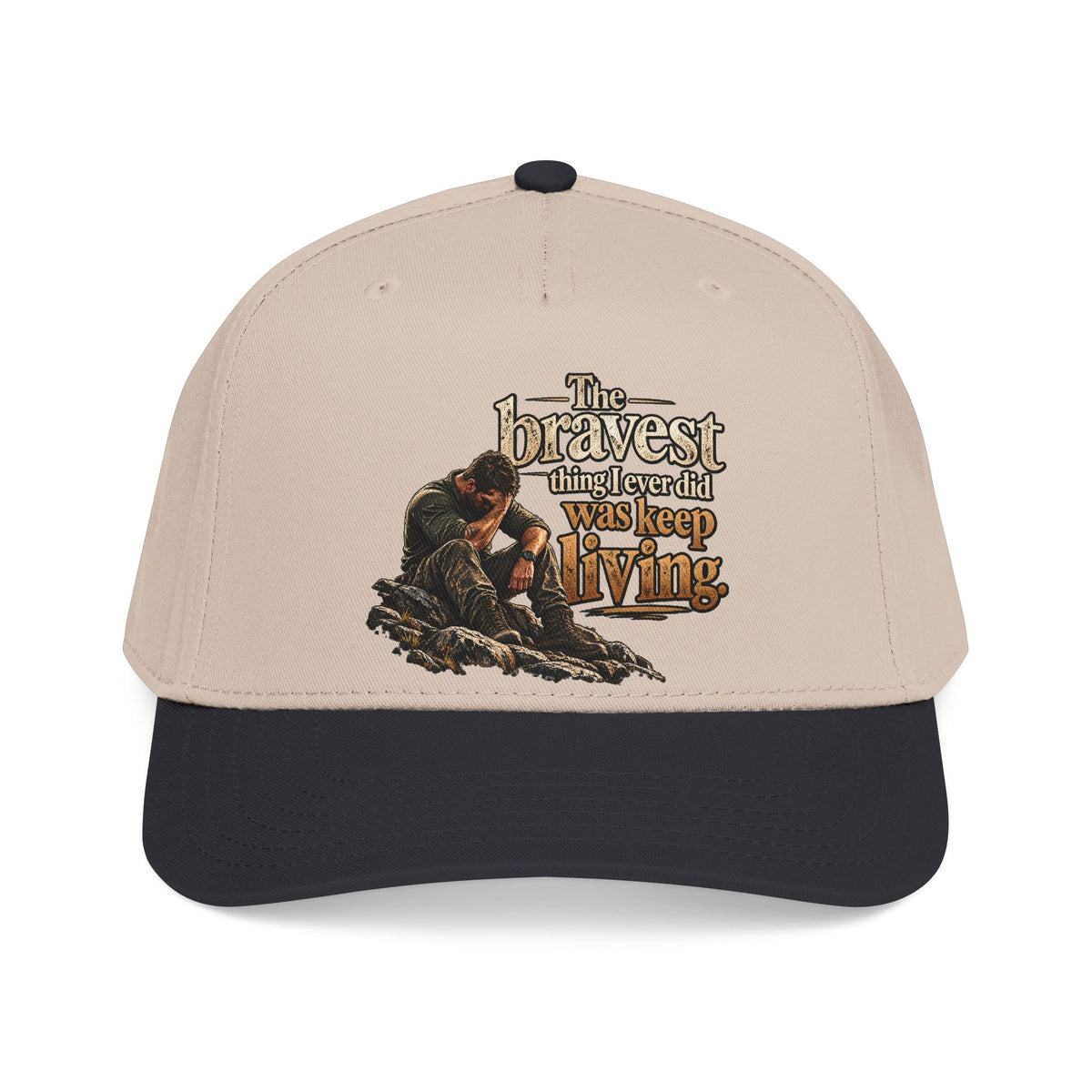 The Bravest Thing I Ever Did Was Keep Living - OTTO Baseball Hat
