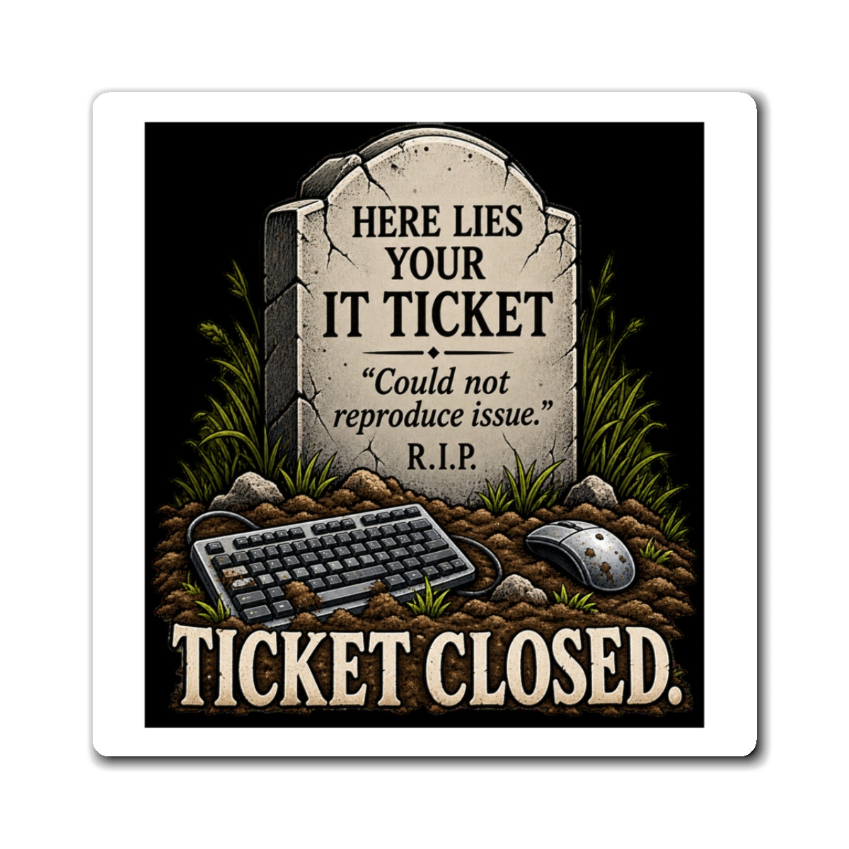 Ticket Closed - Magnet