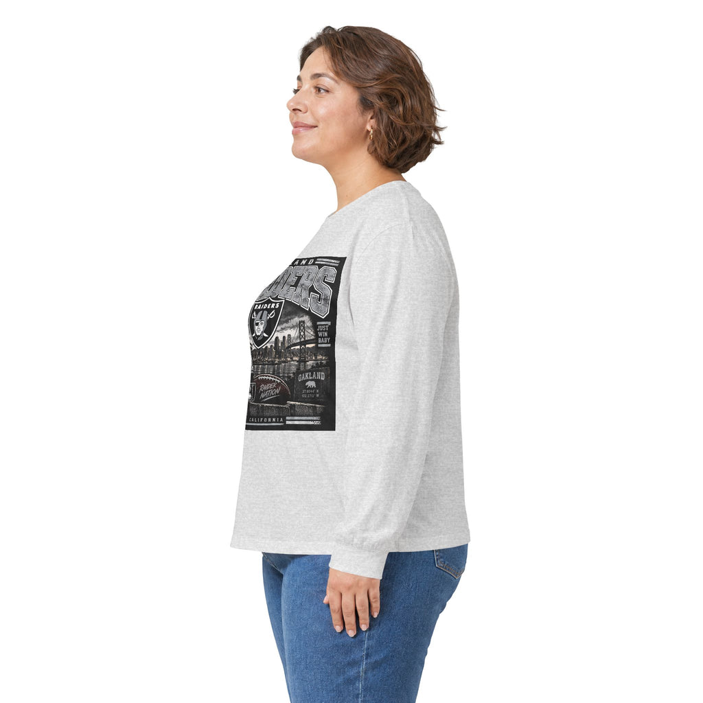 Oakland Raiders Black Heritage - Unisex Ultra Cotton Long Sleeve Tee