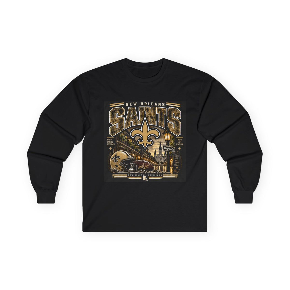 Saints Nation Glory Tee - Unisex Ultra Cotton Long Sleeve Tee
