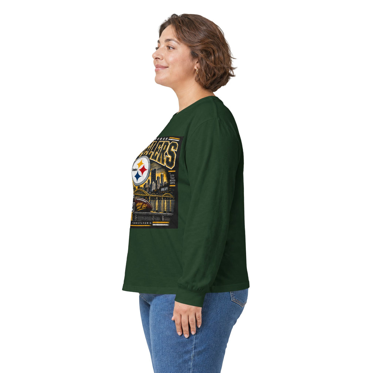 Pittsburgh Steelers Steel City Pride - Unisex Ultra Cotton Long Sleeve Tee