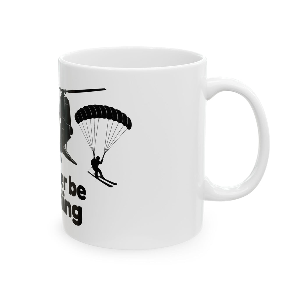 Id Rather Be Heliskiing - Ceramic Mug 11oz and 15oz