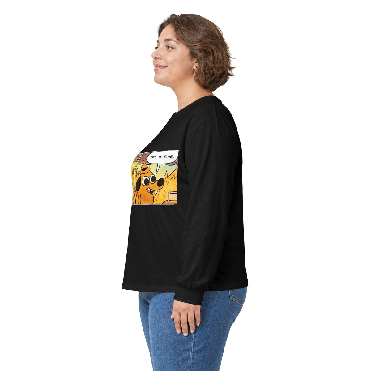 This Is Fine - Unisex Ultra Cotton Long Sleeve Tee