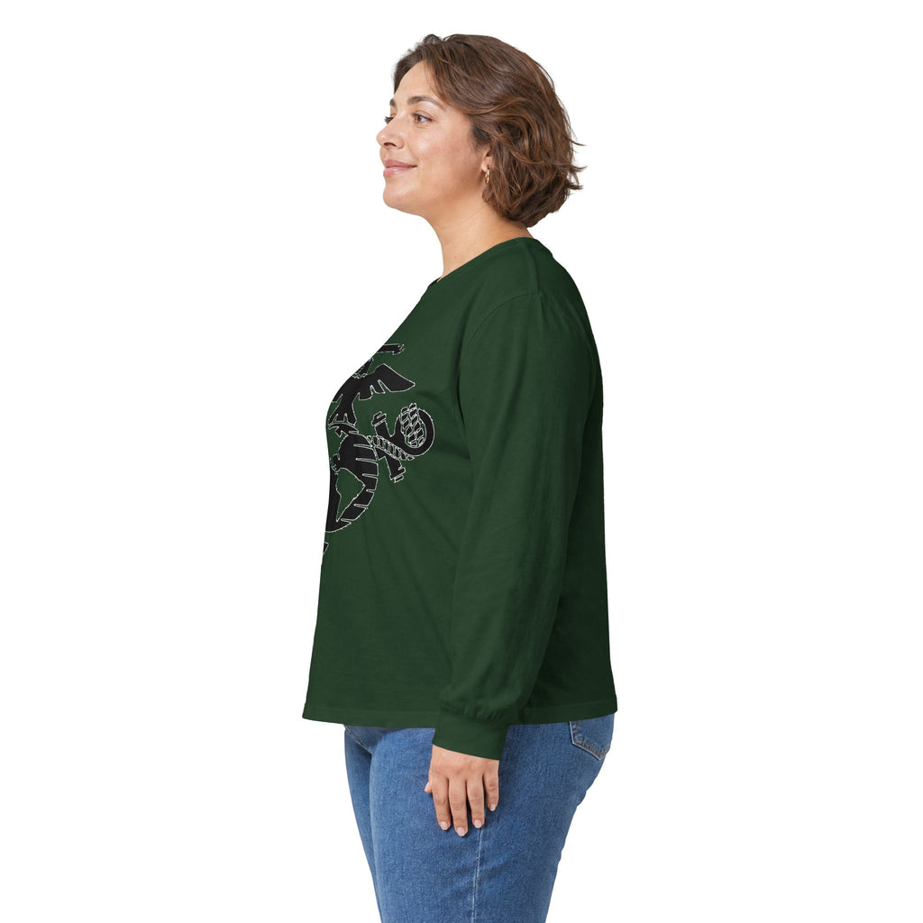 Eagle, Globe & Anchor Emblem - Unisex Ultra Cotton Long Sleeve Tee