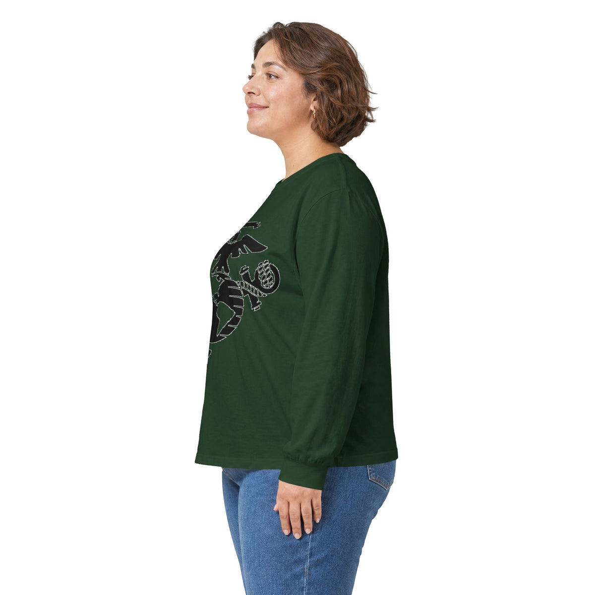 Eagle, Globe & Anchor Emblem - Unisex Ultra Cotton Long Sleeve Tee
