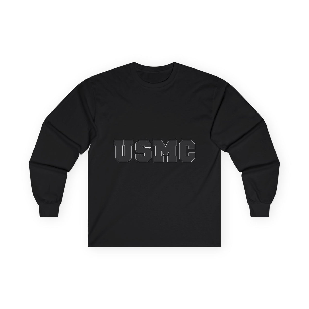 Marine Corps Varsity - Unisex Ultra Cotton Long Sleeve Tee