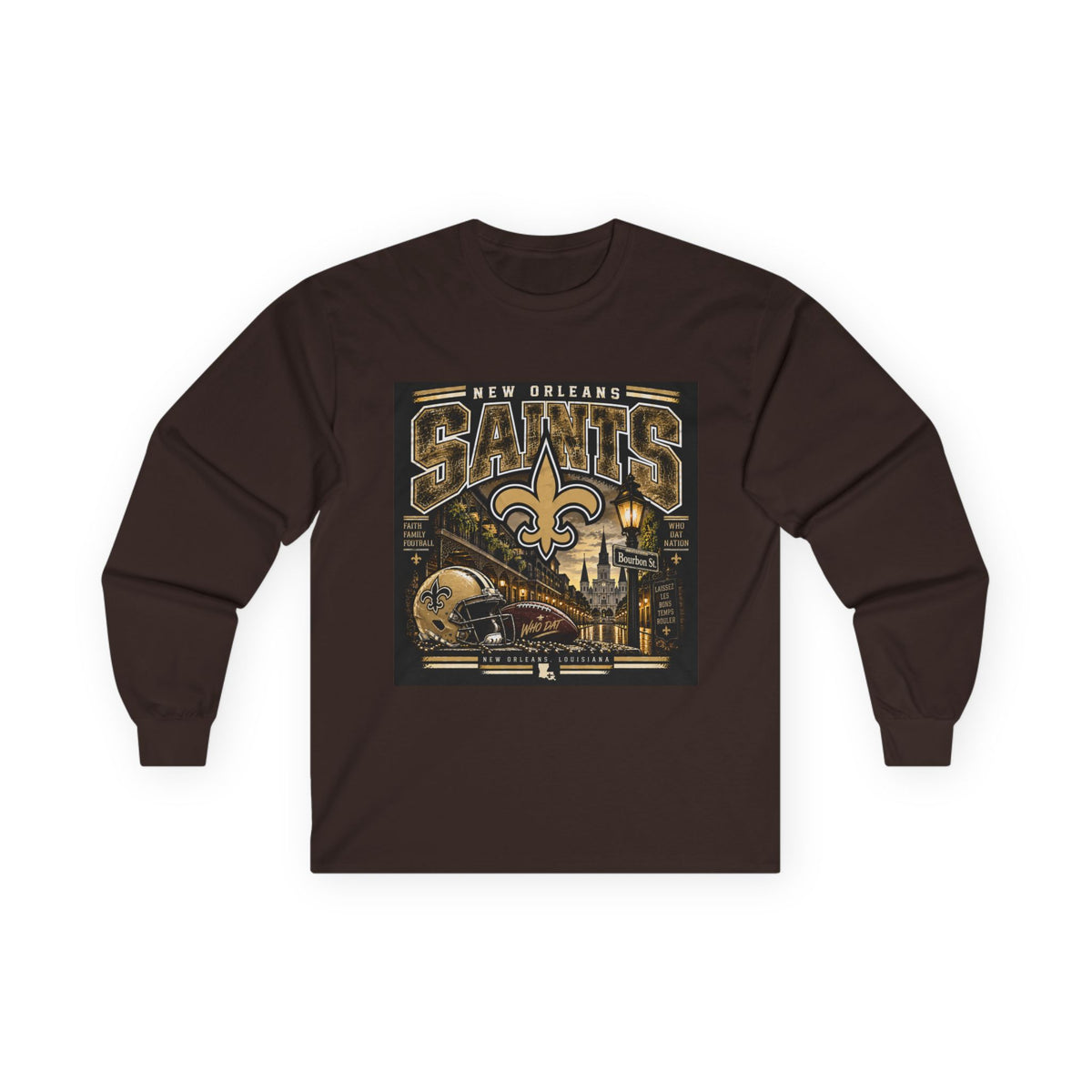 Saints Nation Glory Tee - Unisex Ultra Cotton Long Sleeve Tee