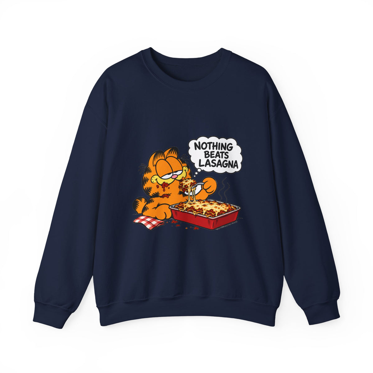 Nothing Beats Lasagna - Crewneck Sweatshirt