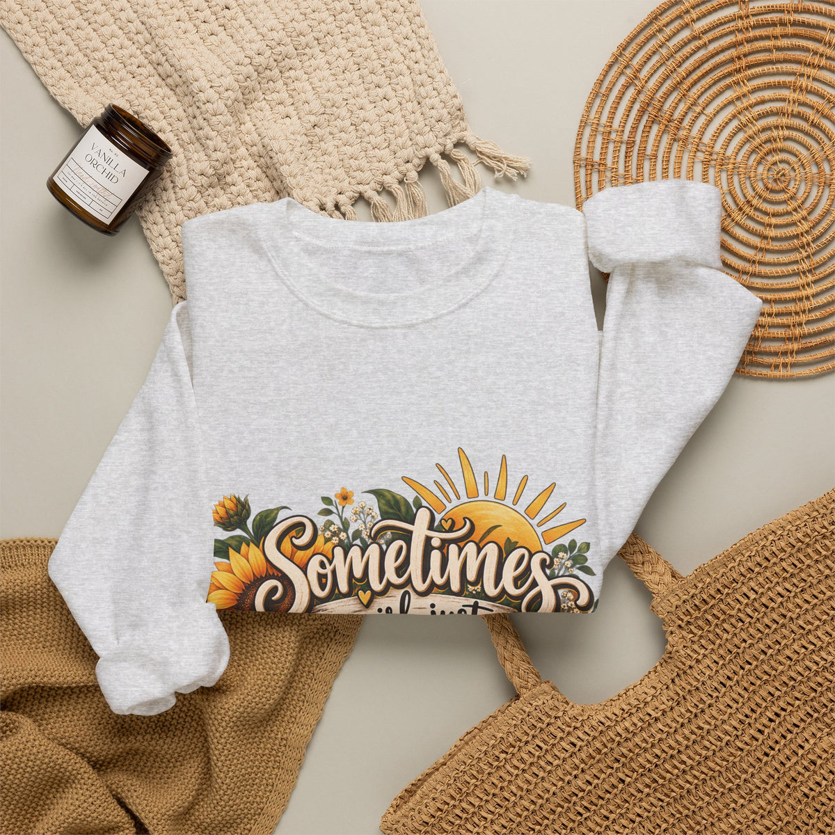 Sunshine Motivation Tee - Crewneck Sweatshirt