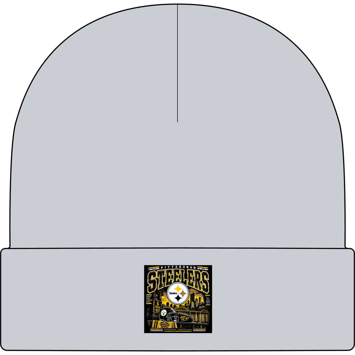 Pittsburgh Steelers Steel City Pride - AS Colour 1107 Cuff Beanie