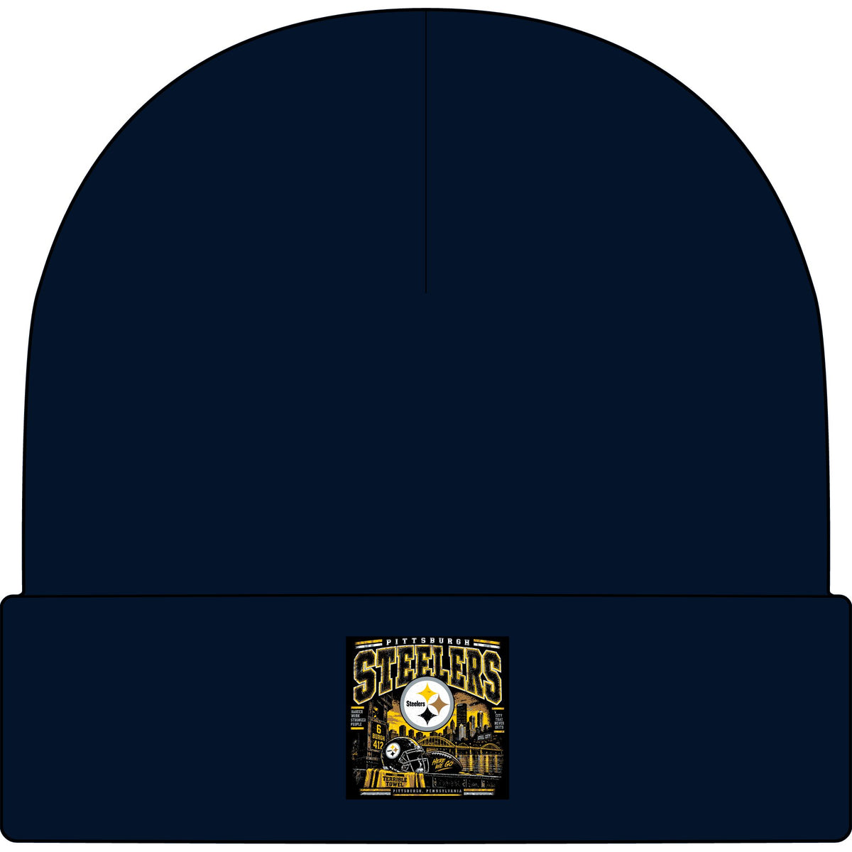 Pittsburgh Steelers Steel City Pride - AS Colour 1107 Cuff Beanie