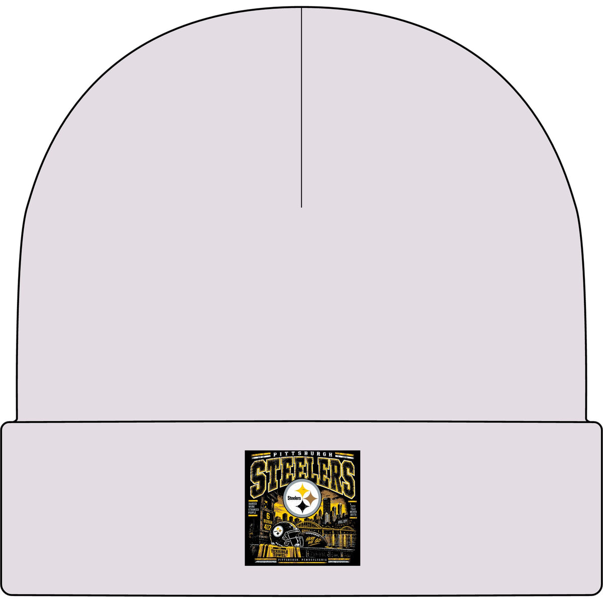 Pittsburgh Steelers Steel City Pride - AS Colour 1107 Cuff Beanie