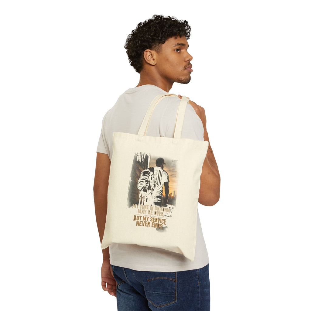 Service Never Ends - Canvas Tote