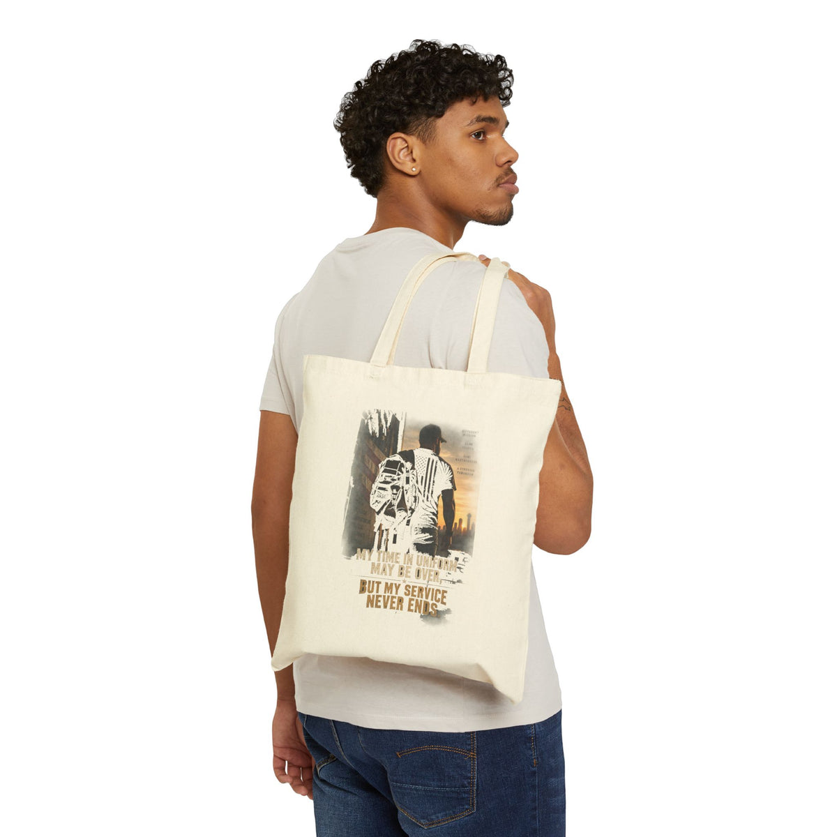 Service Never Ends - Canvas Tote