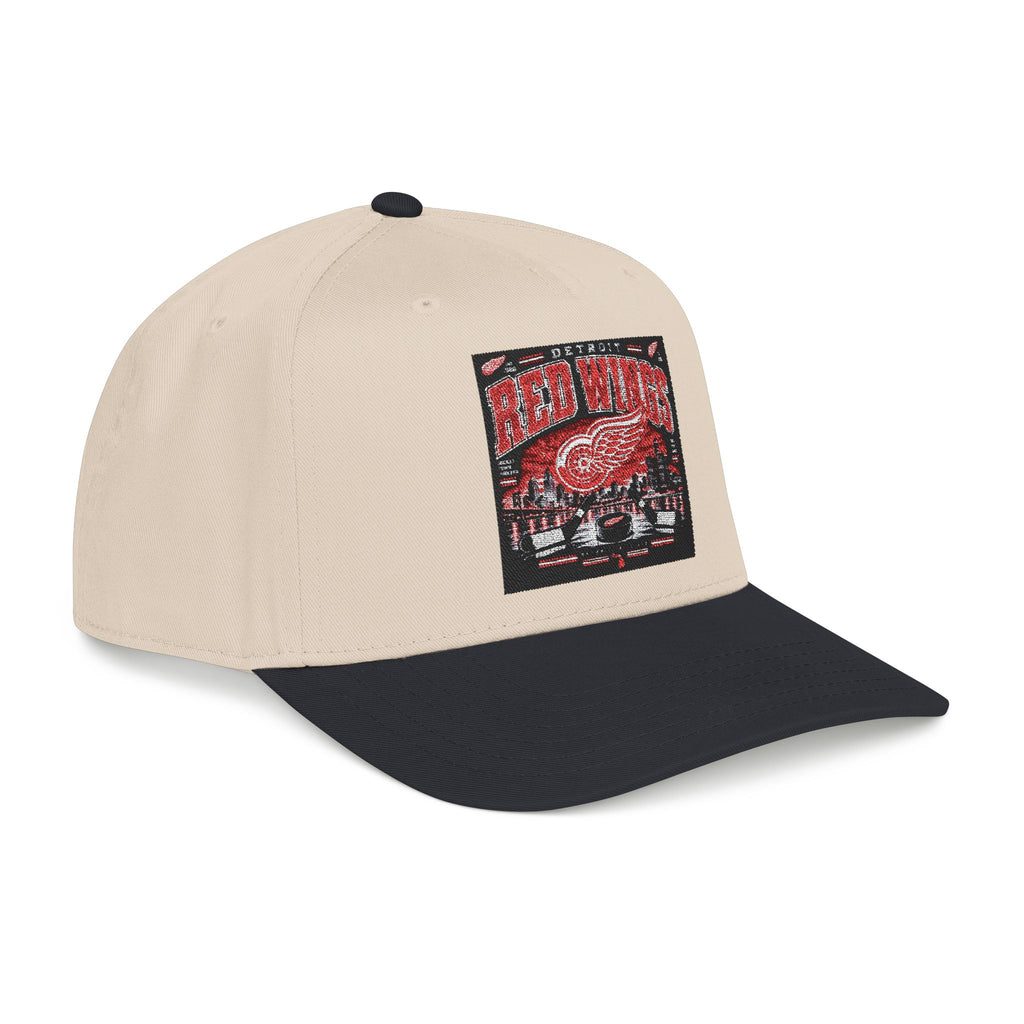 Detroit Red Wings Hockey Skyline - OTTO Baseball Hat