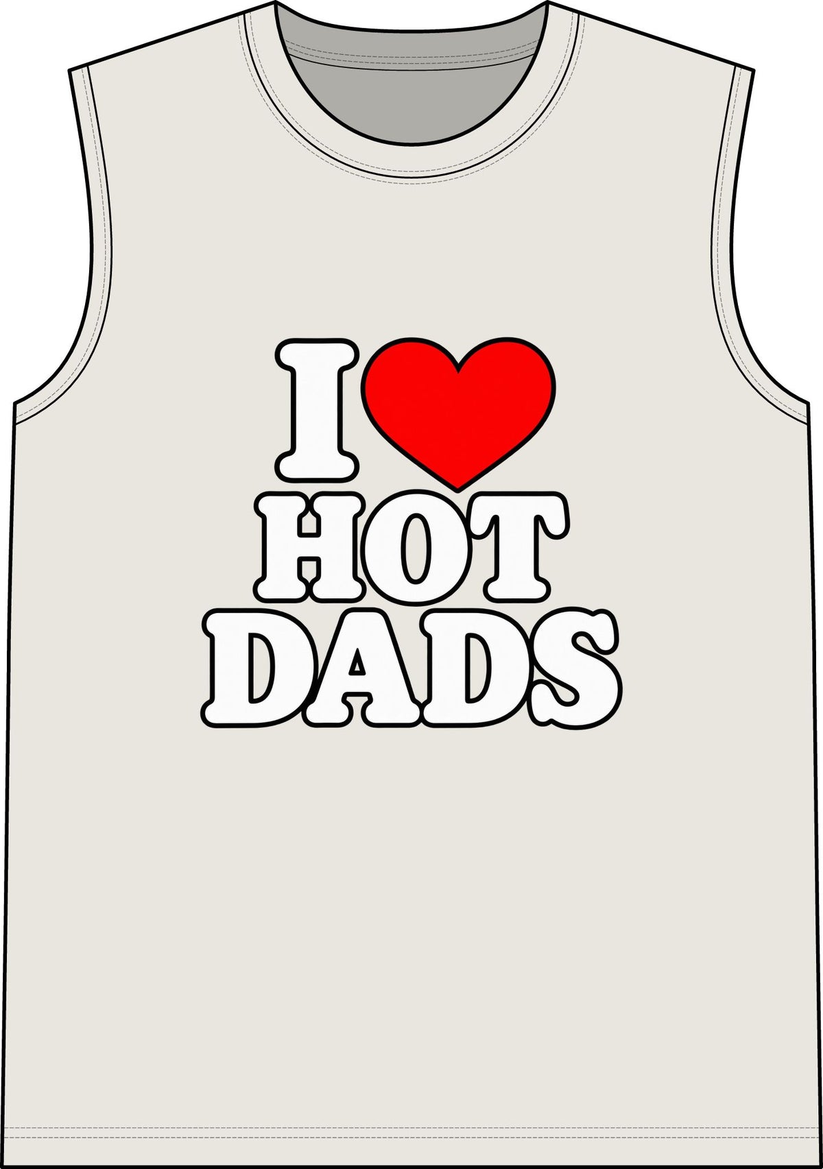 I Love Hot Dads - Classic Tank