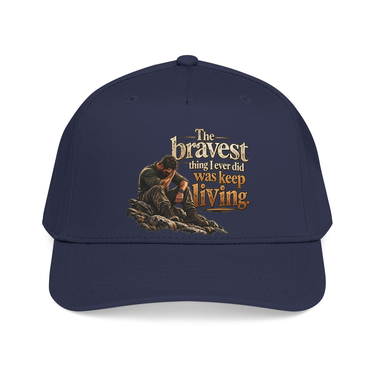 The Bravest Thing I Ever Did Was Keep Living - OTTO Baseball Hat