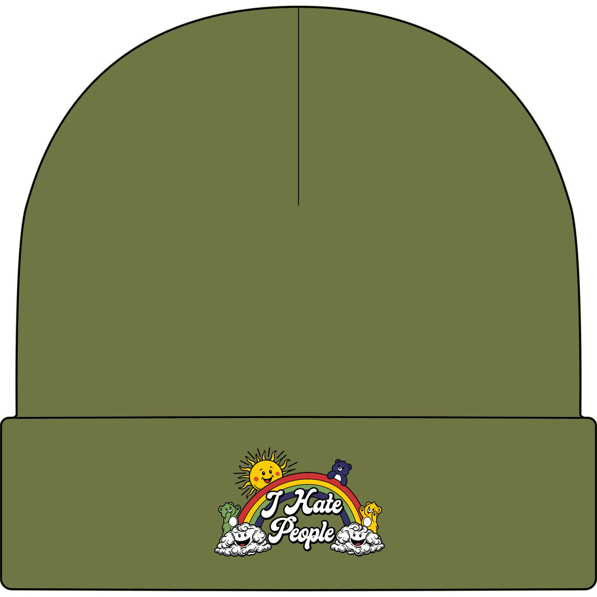 Hate People - AS Colour 1107 Cuff Beanie
