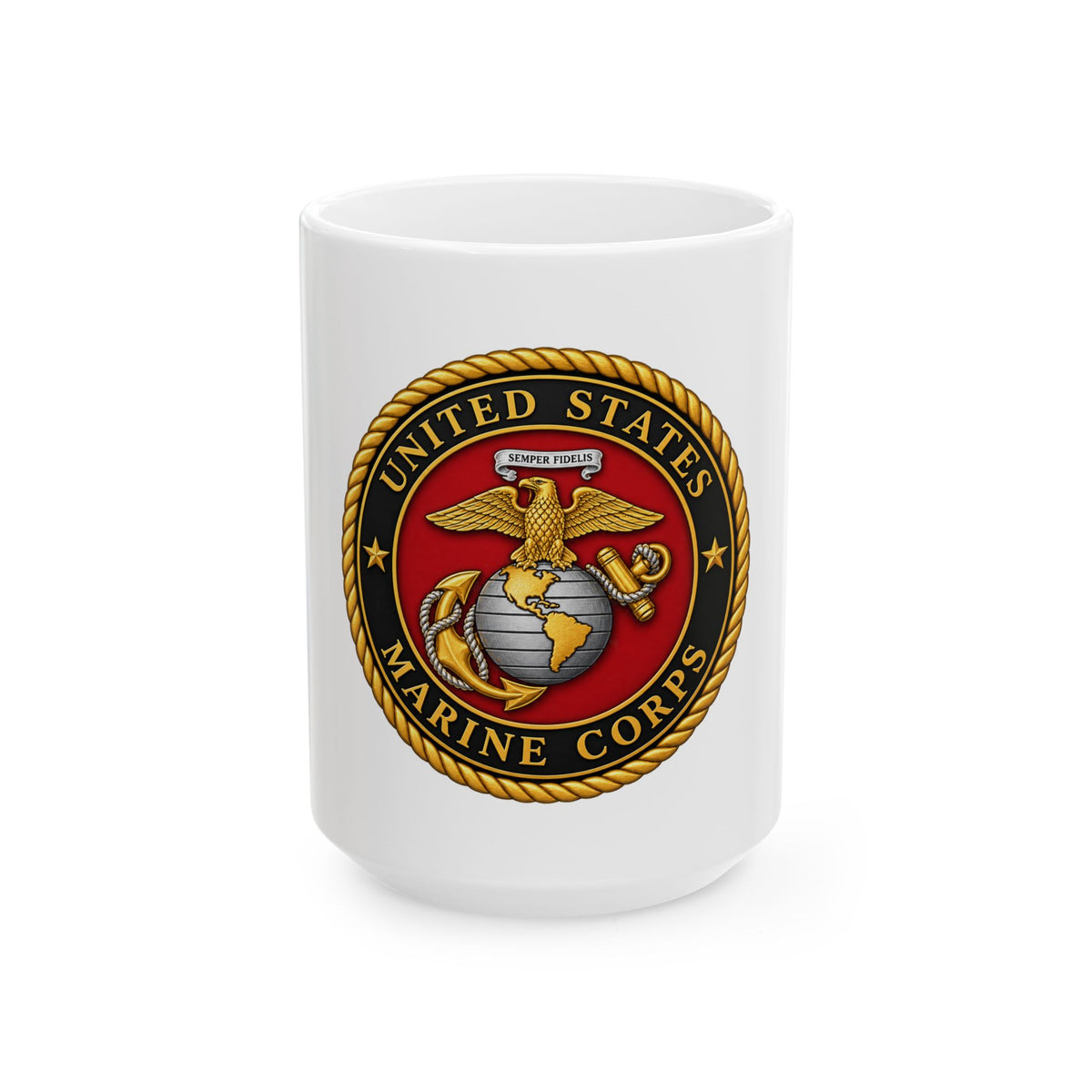U.S. Marine Corps Emblem - Ceramic Mug 11oz and 15oz