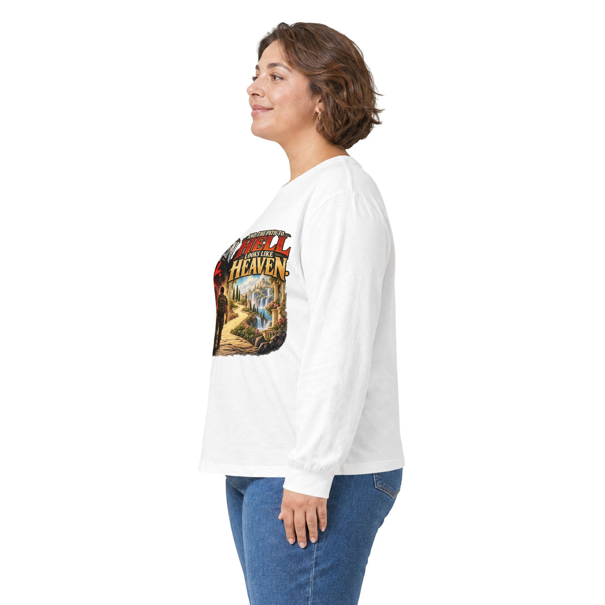 Path To Heaven Path To Hell - Unisex Ultra Cotton Long Sleeve Tee