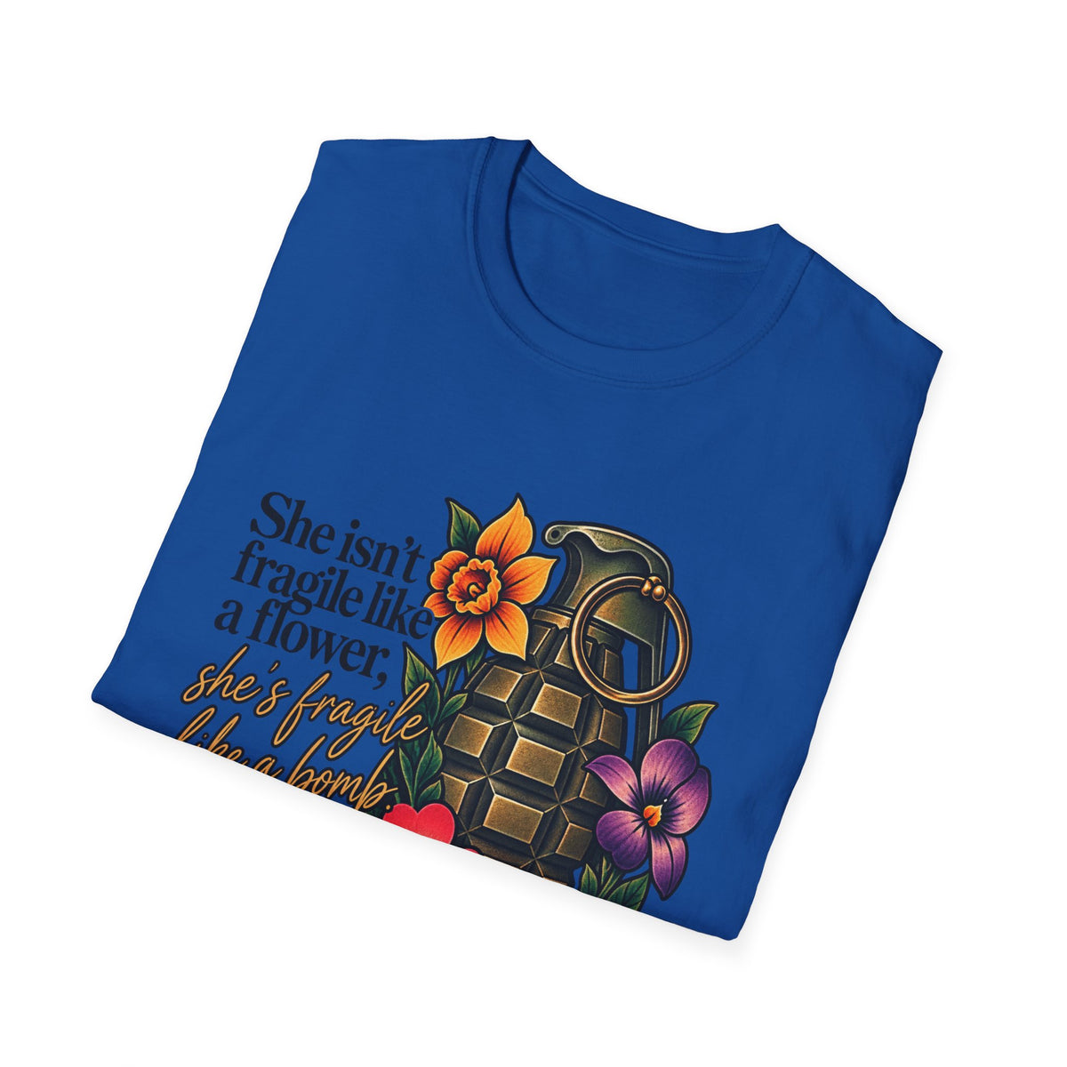 Fragile Like a Bomb - Floral Grenade - Classic Tee