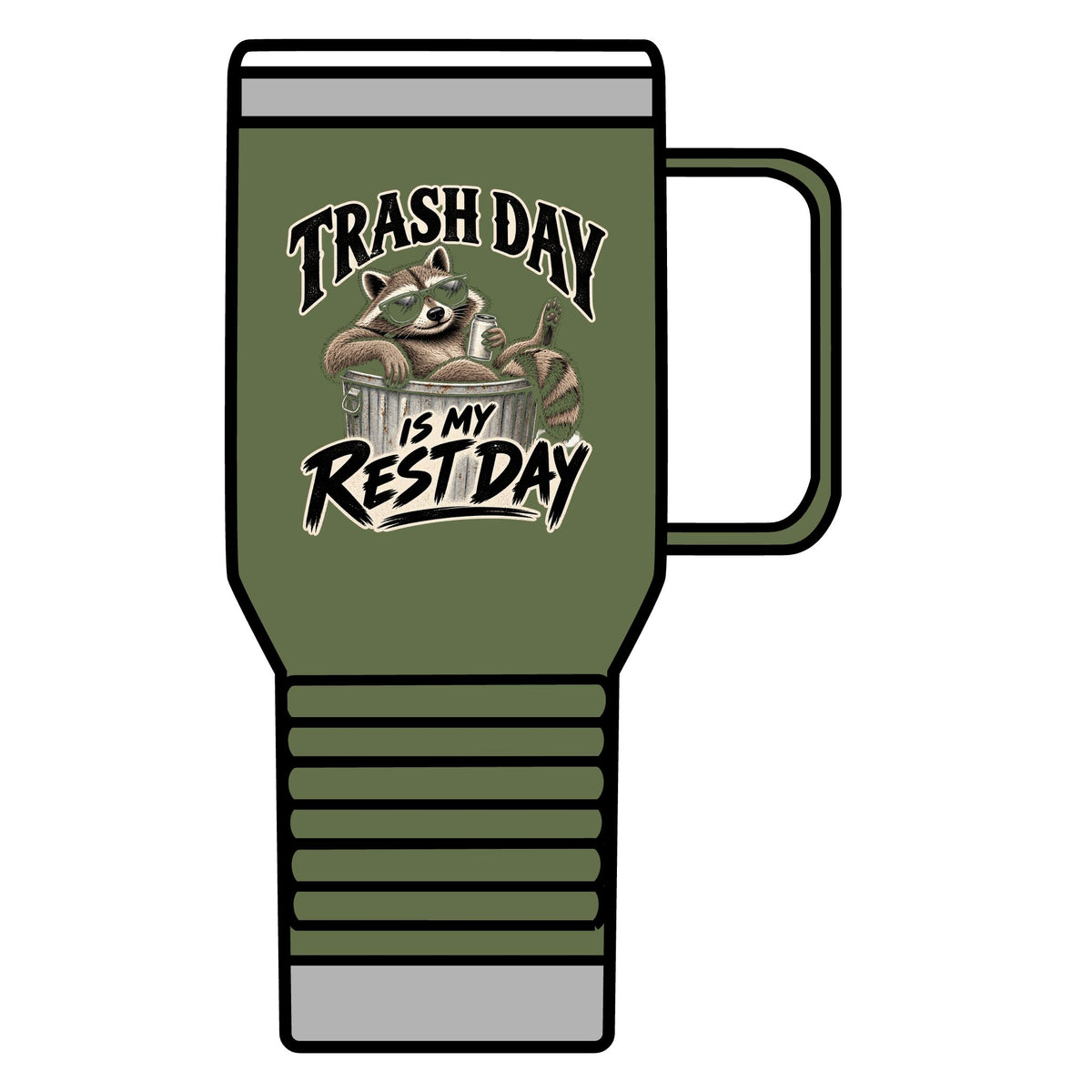 Trash Day Rest Day - 20oz Insulated Mug