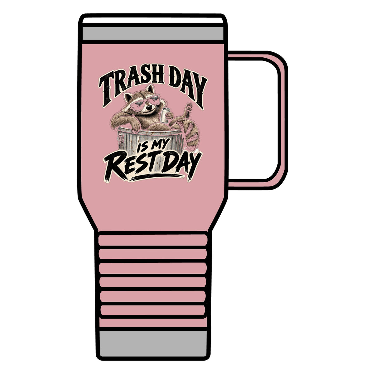 Trash Day Rest Day - 20oz Insulated Mug