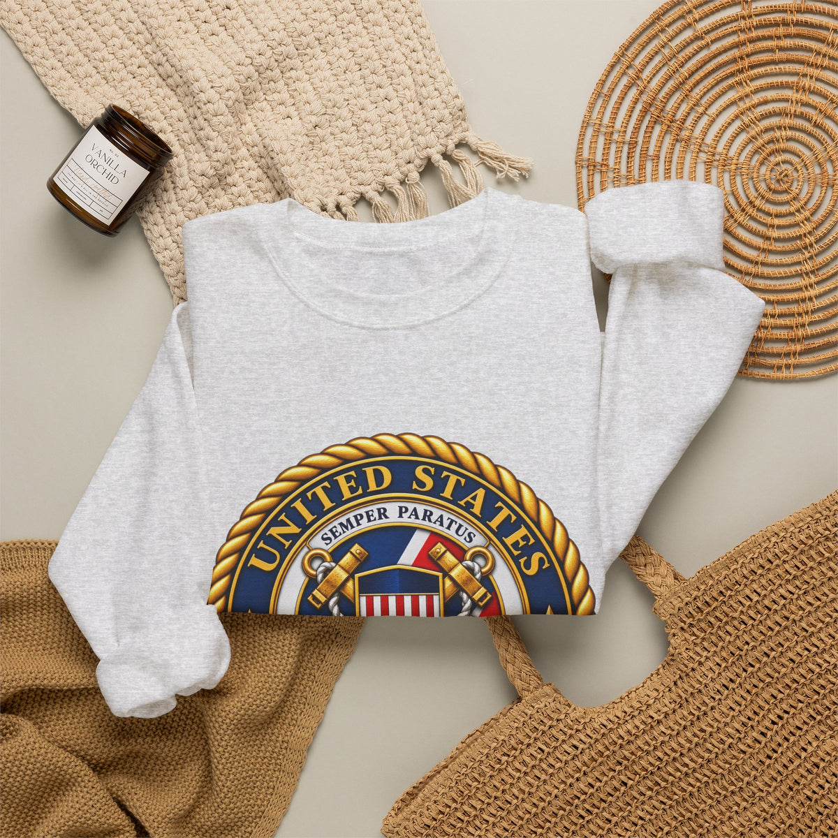 U.S. Coast Guard Emblem - Crewneck Sweatshirt