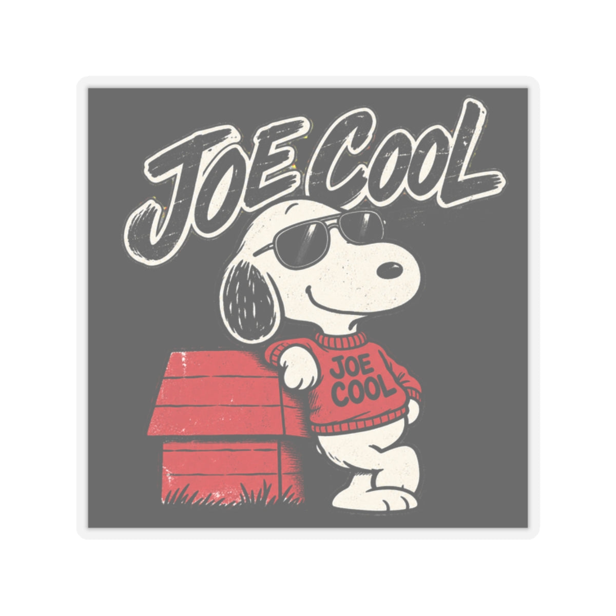 Joe Cool Classic - Kiss-Cut Sticker
